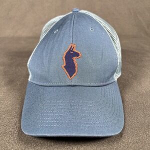 Cotopaxi Cap Blue Trucker Hat One Size Breathable Outdoor Mesh Llama Logo Preppy